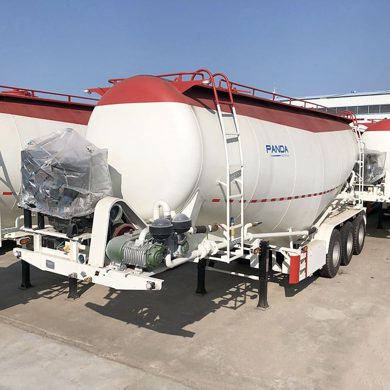 3 axle 40cbm bulk cement tanker trailer