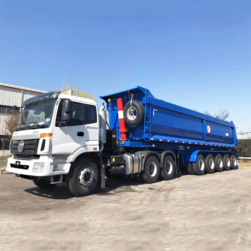 steel end dump trailers for sale