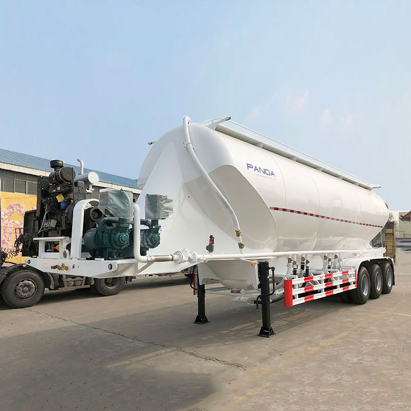 3 axle 40cbm w shape bulk cement tanker