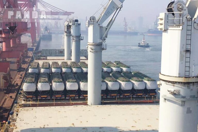 sea transportation of cement bulker trailer