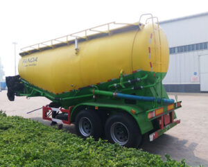 2 Axle Bulk Cement Tank Semi Trailer