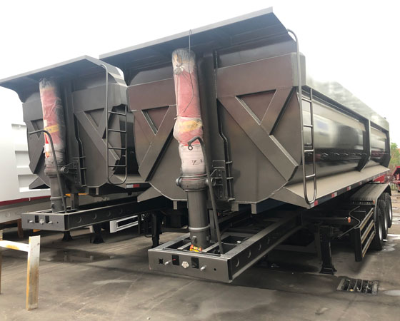 aluminum end dump trailer for sale