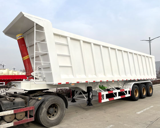 rectangular rear dump semi trailer for sale
