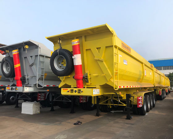 aluminum end dump trailer for sale