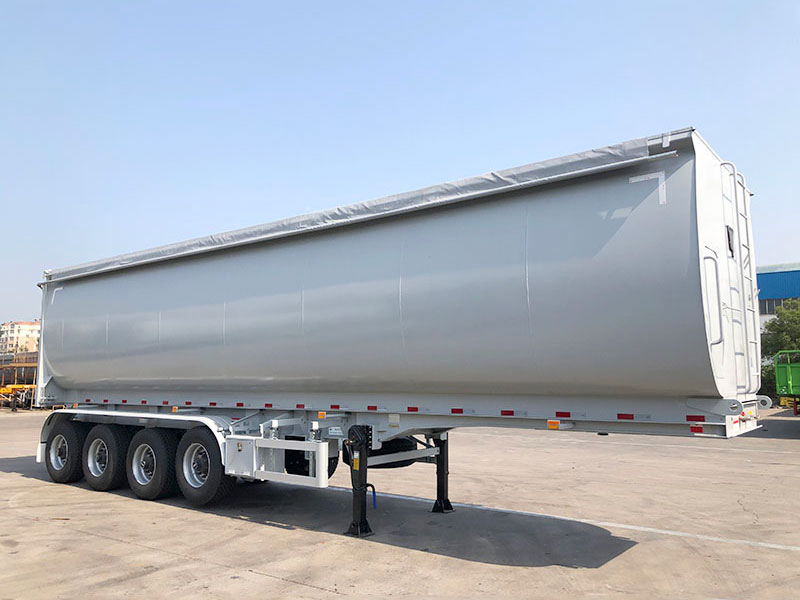 china hydraulic grain tipper trailer for sale