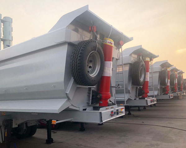 aluminum end dump trailer for sale