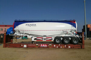 bulk tanker trailer delivery