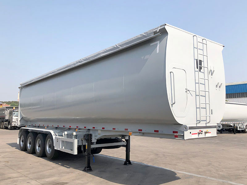 china hydraulic grain tipper trailer for sale
