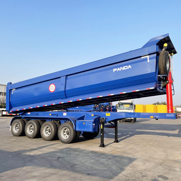 lightweight steel end dump trailers