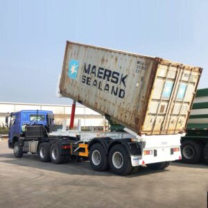 skeleton rear end tipping truck trailers for sale